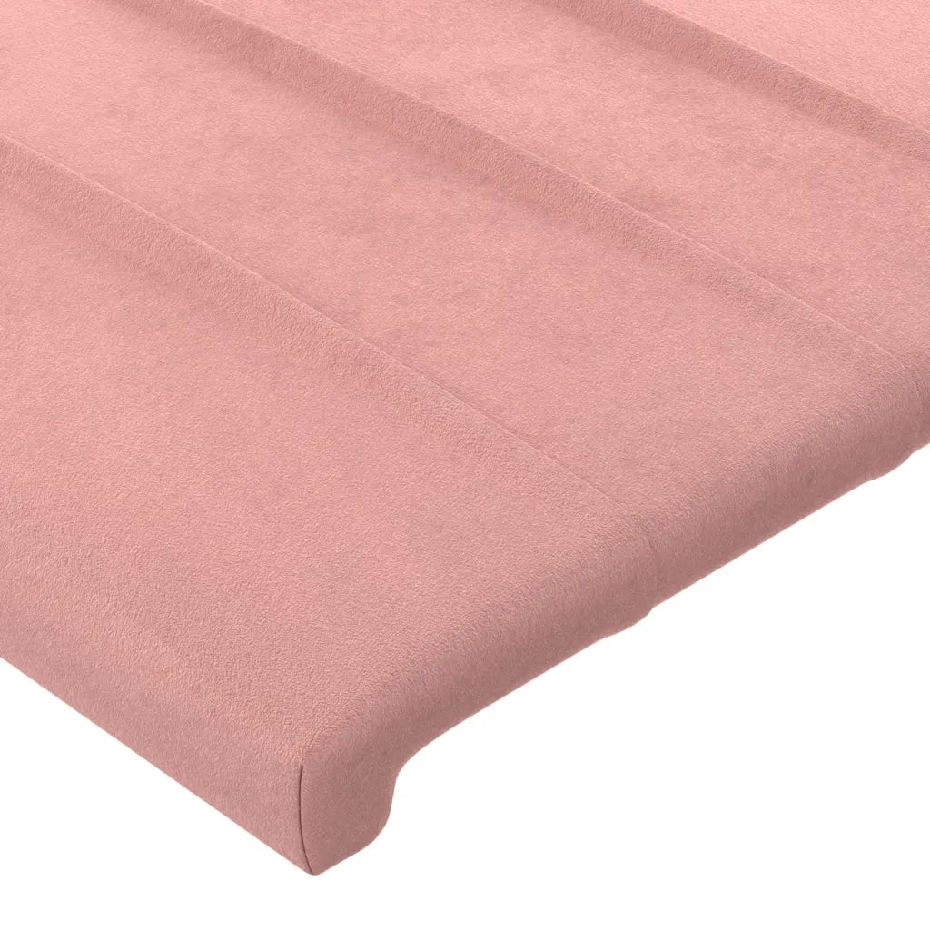 Testiera | Testata ad Orecchio Nera 103x16x118/128 cm in Velluto