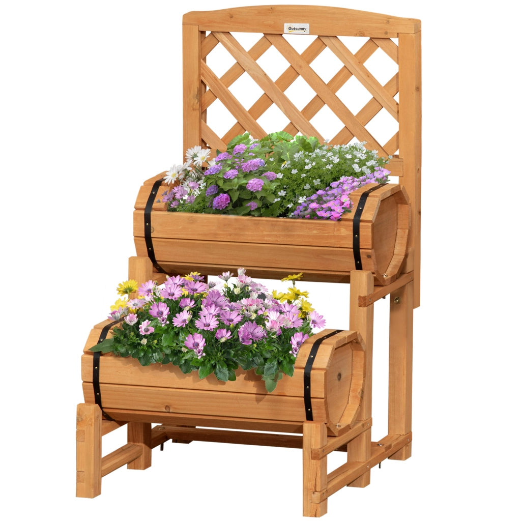 Fioriera Verticale da Giardino ¨C Xylo ¨C Legno Abete 45x45x180cm