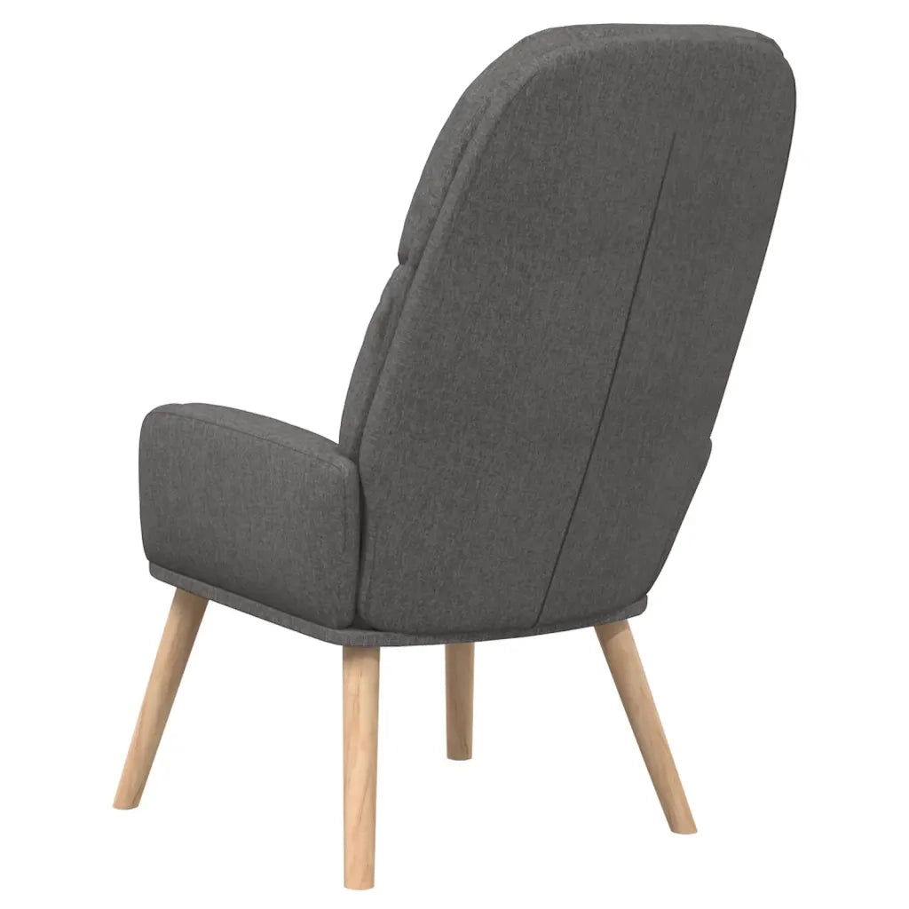 Poltrona Relax | Sedia Relax Grigio Scuro in Tessuto