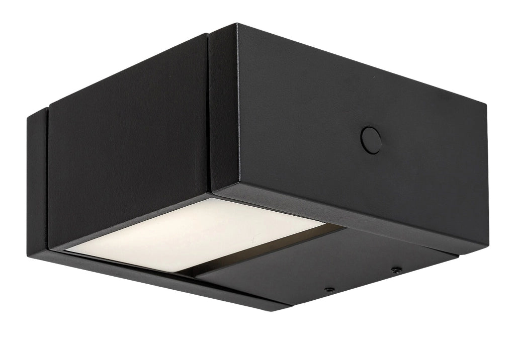 Applique esterna moderna nera 13cm orientabile LED10W IP54