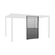 Persiana a lamelle orientabili 1.3m per pergola palace, antracite