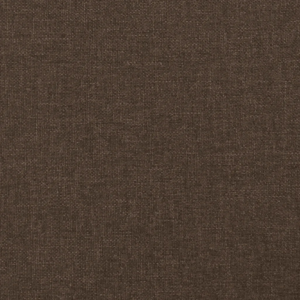 Giroletto senza Materasso Marrone Scuro 140x200 cm Tessuto 347418