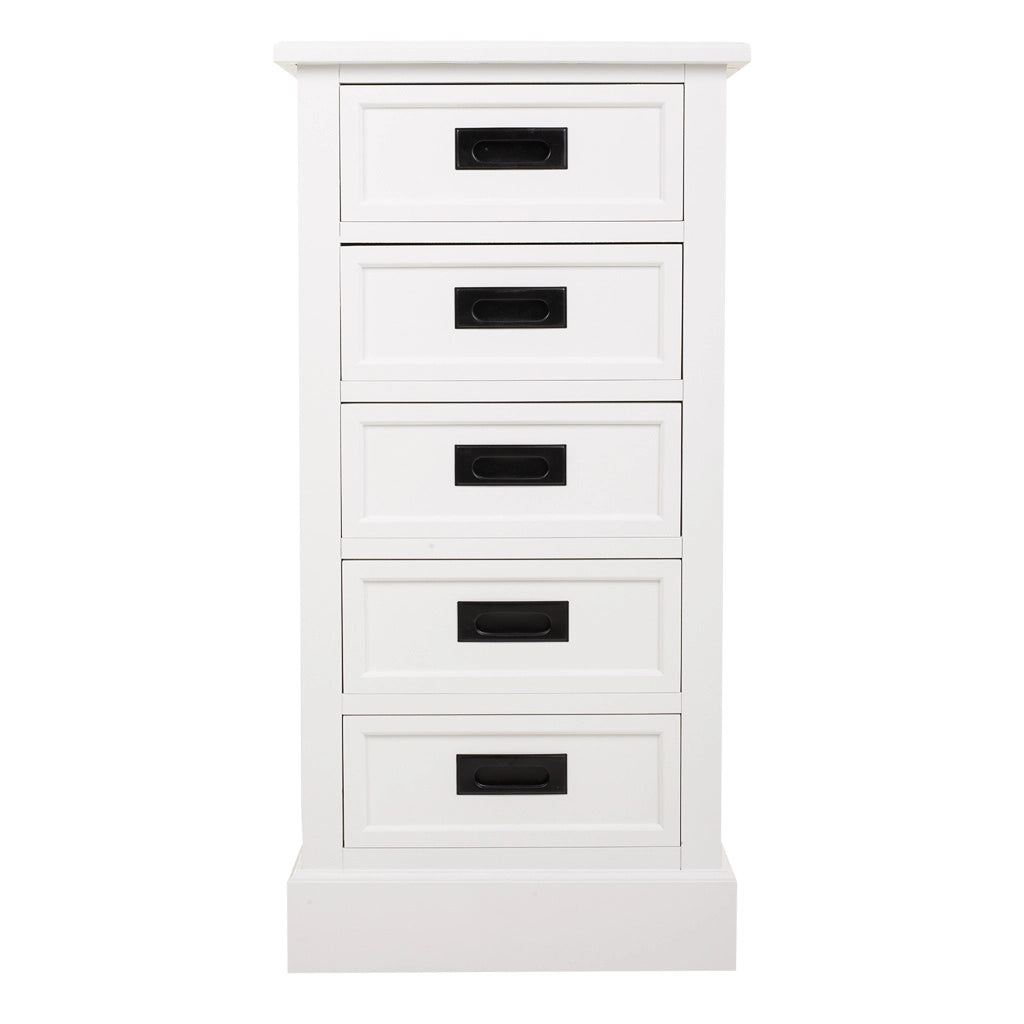 Settimanale in legno 45x35x90, bianco