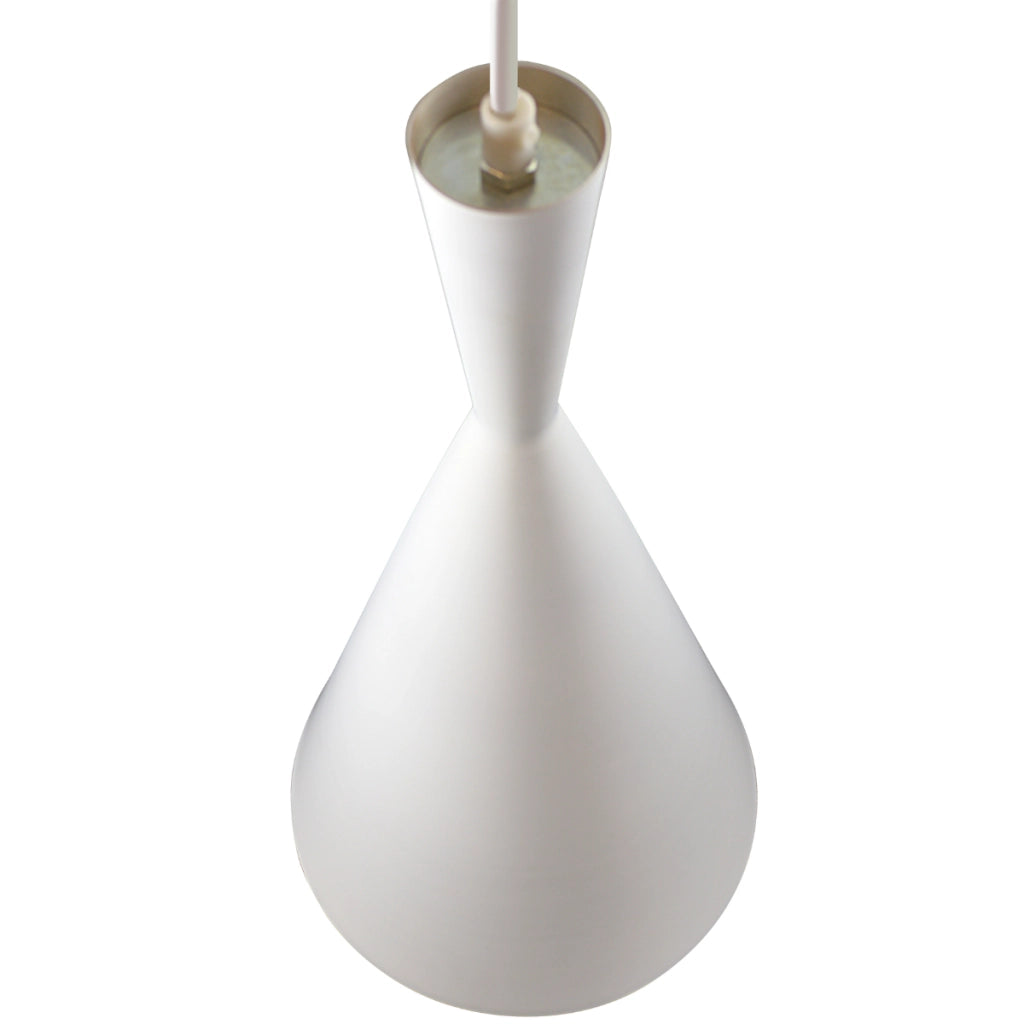 Lampada a sospensione bianco-oro Modern E27 Polux 150cm