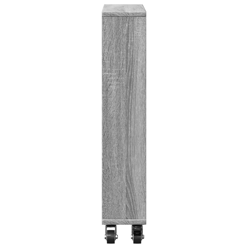 Carrello Stretto Grigio Sonoma 48x13x68 cm in Truciolato CFW5233766