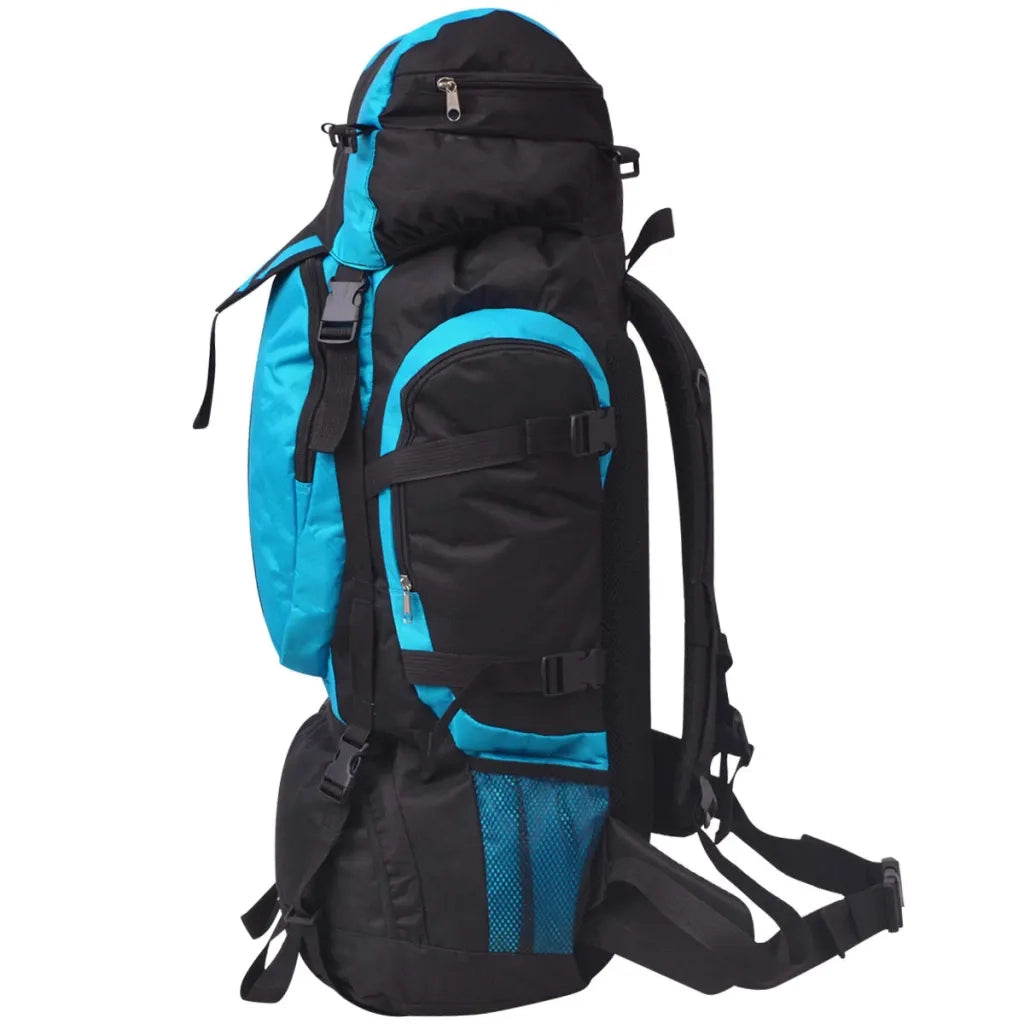Zaino da Escursioni XXL 75 L Nero e Blu 91105
