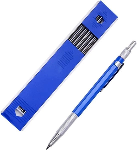 Penne meccaniche da disegno 2 mm - 10 colori - plastica/metallo - 14,5 cm