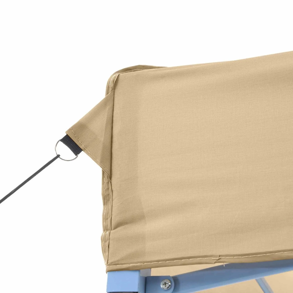 Tendone per Feste Pieghevole Pop-Up con 3 Pareti Beige 4004967