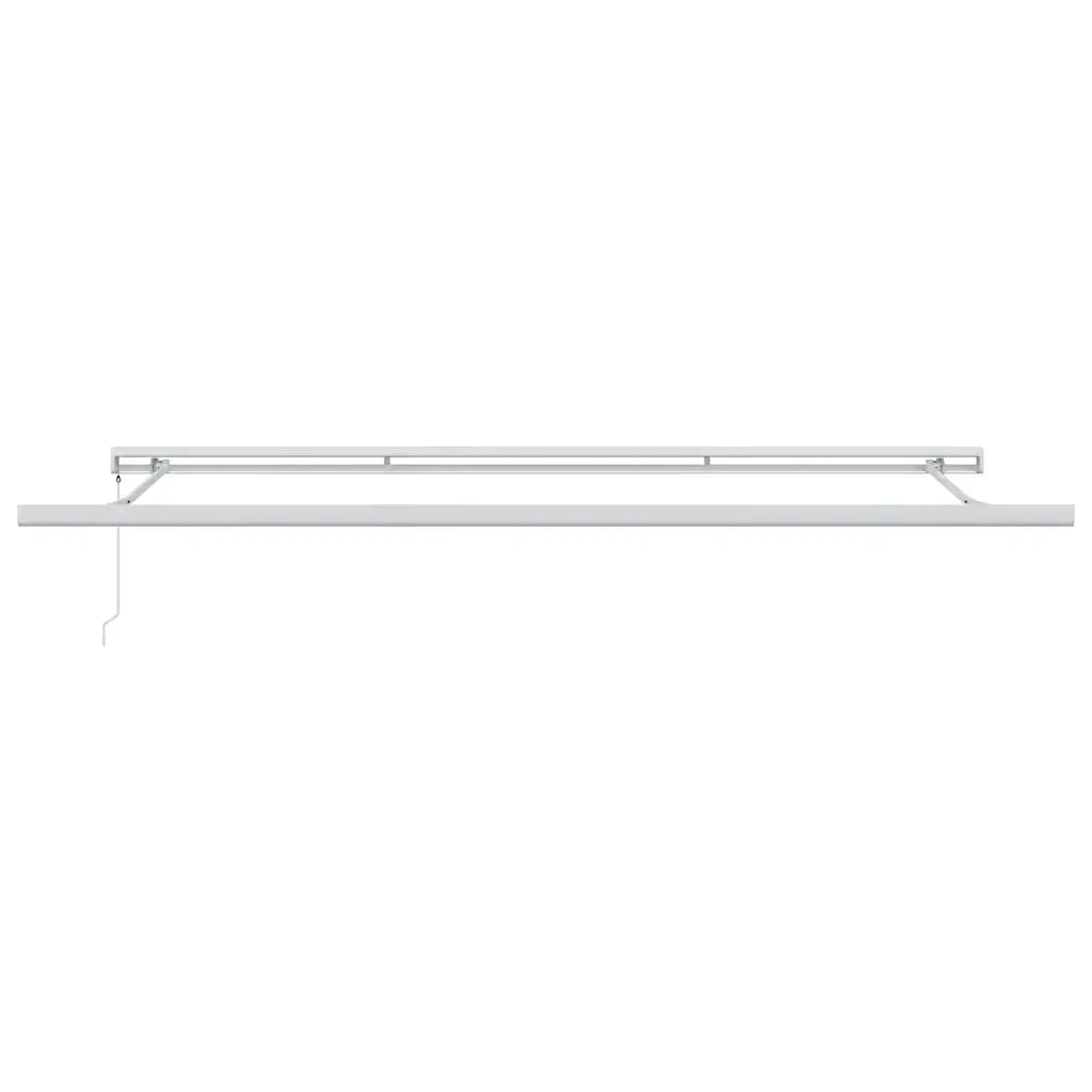 Tenda Retrattile Antracite e Bianca 4x3 m Tessuto e Alluminio 3216125