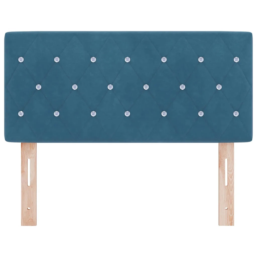 Testiera | Testata Blu Scuro 100 cm Velluto