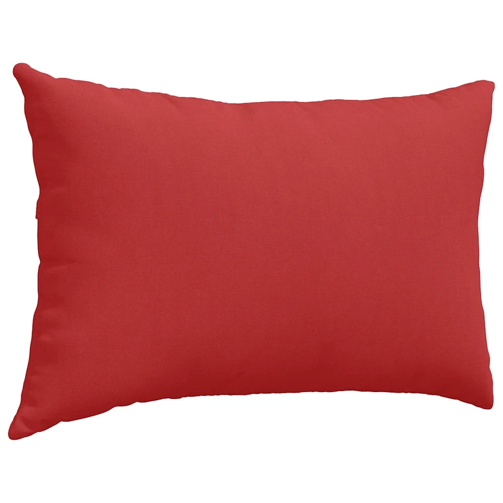 Cuscini da Divano 2 pcs Rosso 60 x 40 cm Tessuto 42013665