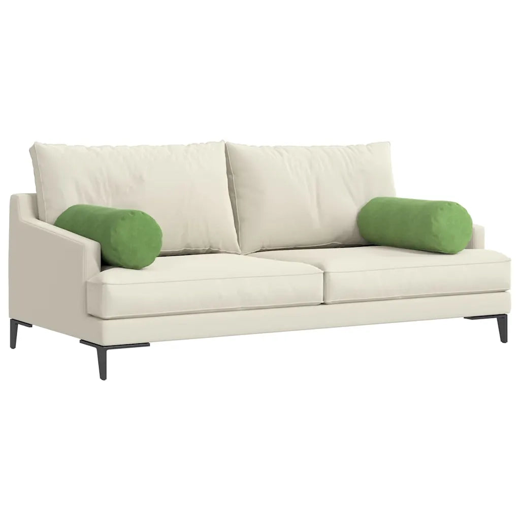 Cuscini a rullo 2 pcs Verde chiaro Ø 25 x 70 cm 42014331