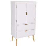 Armadio in legno bianco 62x36,5x118h