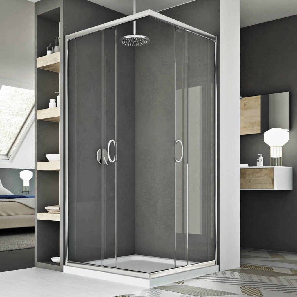 Box doccia 72x80CM H185 trasparente mod. Junior
