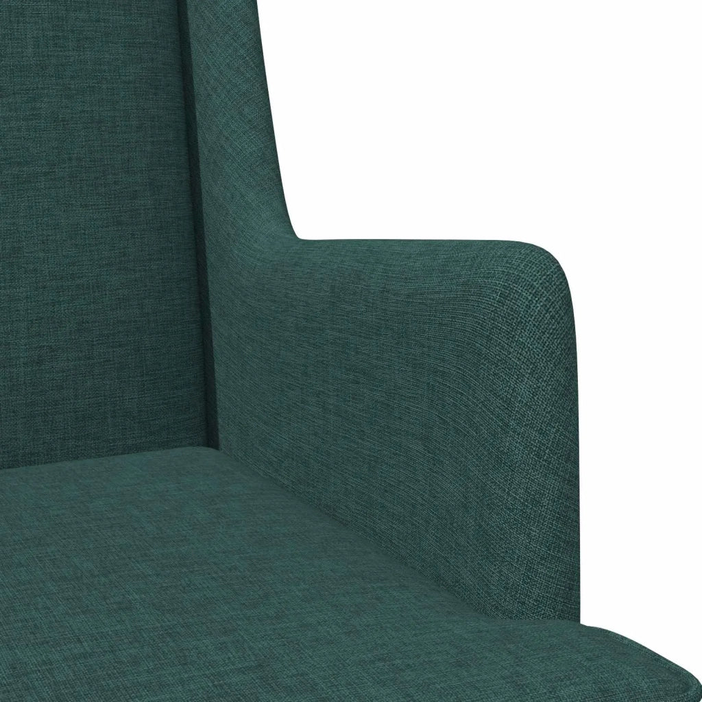 Poltrona | Sedia Relax Verde Scuro Tessuto