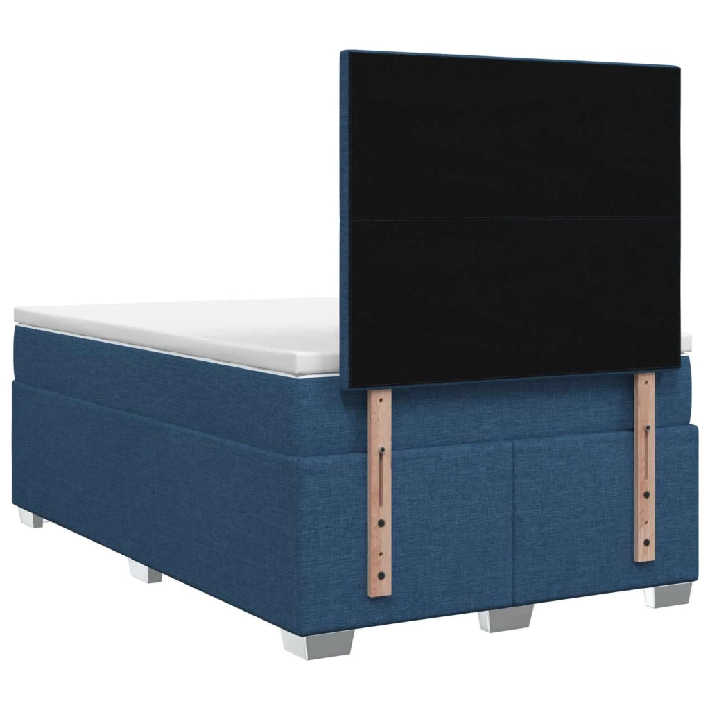 Letto box spring con materasso Blu 120 x 190 cm Tessuto 3453373