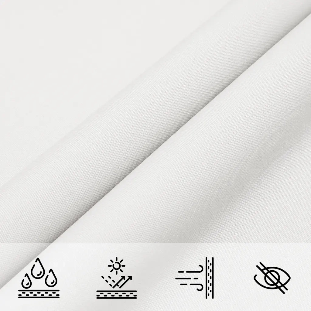 Parasole a vela | Telo Ombra | Vela da ombra Oxford Rettangolare 3x4 m Bianco