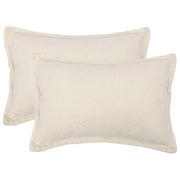Federa 2 pcs HOUTEN Crema 50 x 75 cm Bouclé 919829