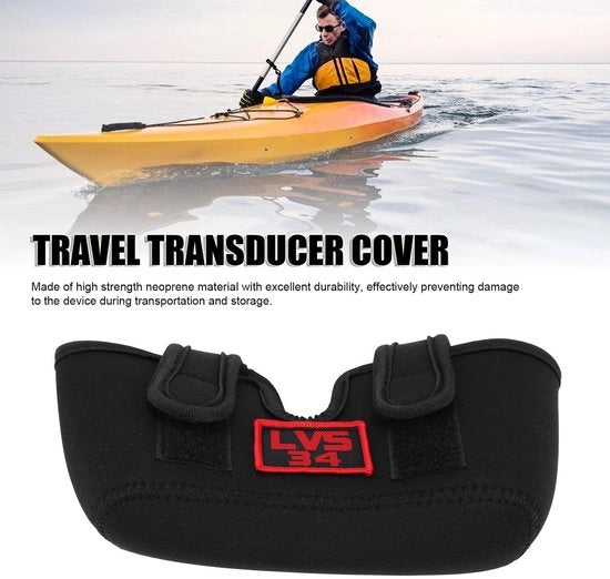 Hoes Transduttore in Neoprene morbido - Protezione leggera - Disegno stoffa impermeabile - Sostituisce LVS34 Livescope Plus - Contenitore portatile - Installazione rapida - Hoes sonar