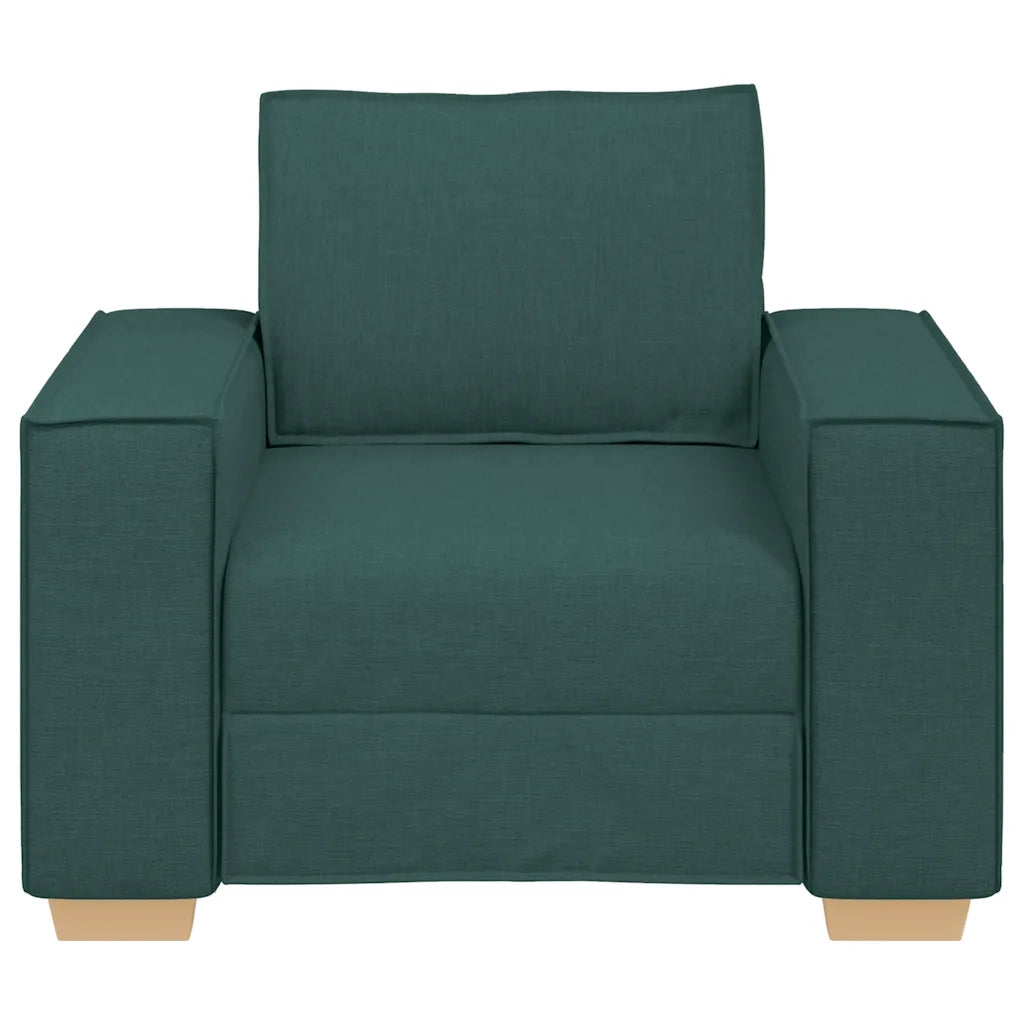 Poltrona Divano Verde Scuro 100x78x84 cm Tessuto 4104965