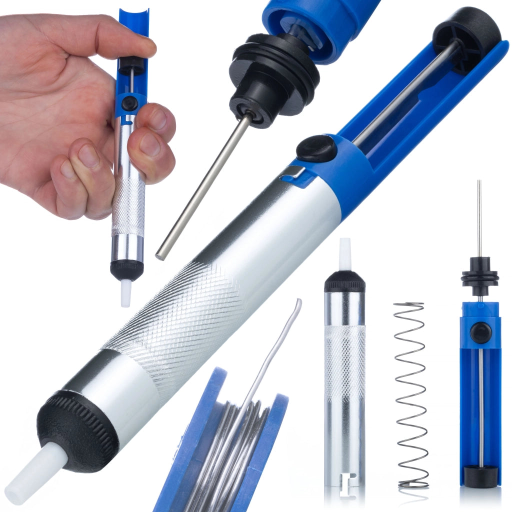 Pompa Dissaldante Manuale – Costruzione Solida, Punta in Teflon PTFE | Lunghezza 18,5 cm, Ø Interno 3 mm