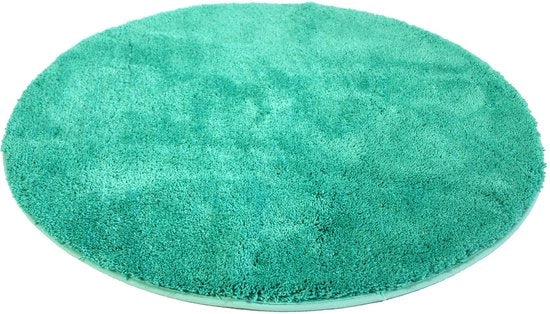 Smaragd badmat microvezel 90 cm rotondo