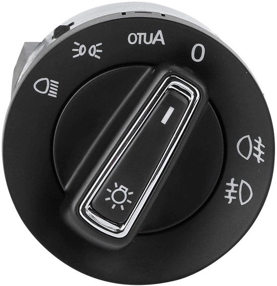 Sensore di Fari Anteriore in Cromo Interruttore per Golf/MK4/Sharan/New Beetle/Alhambra/Octavia/Fabia/Passat B5