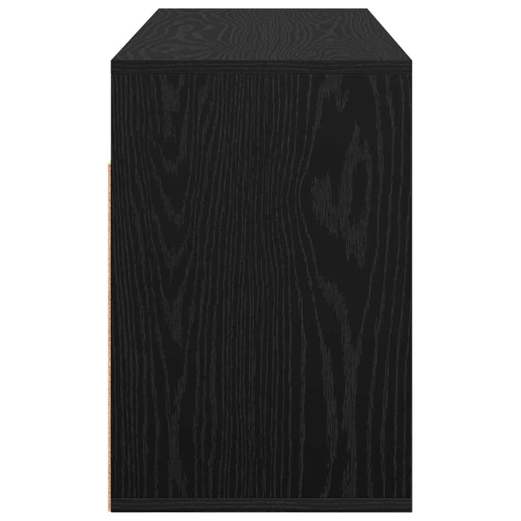 Lowboard con cassetto Rovere Nero 102 x 32 x 48,5 cm 8000589