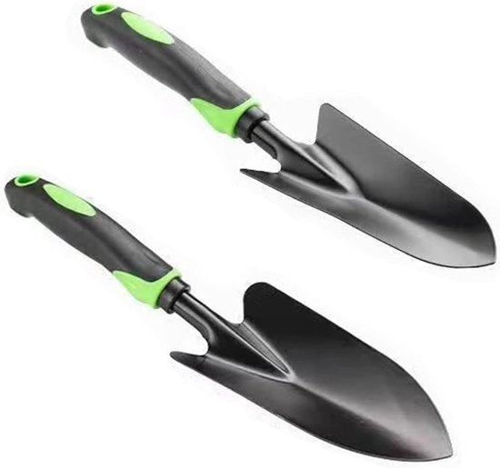 Set di piccole vanghe per giardino (nero) - 2 pezzi