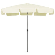 Ombrellone da Spiaggia-Ombrellone da mare Giallo Sabbia 200x125 cm