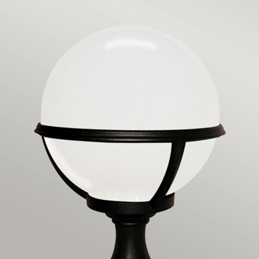 Lampada esterno a stelo nera sfera E27 60W Glenbeigh