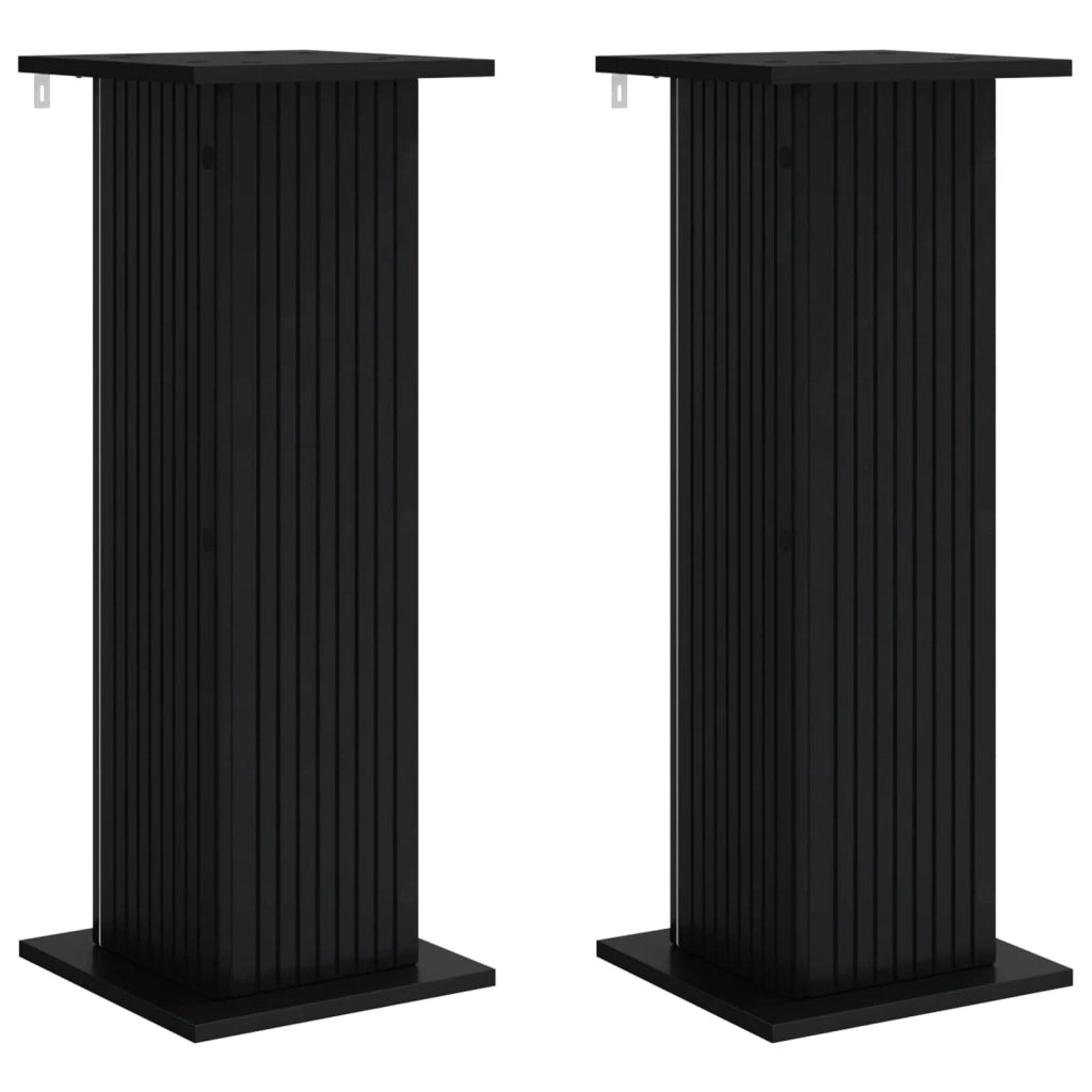 Supporto per piante 2 pcs Nero 30,5 x 30 x 80,5 cm 899765