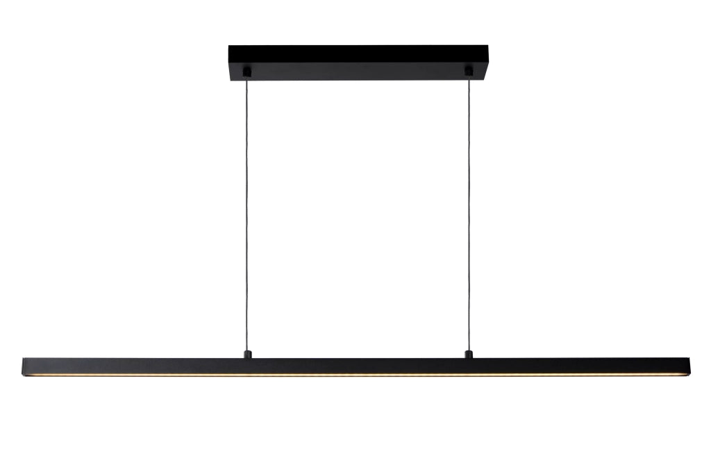 Lampada a sospensione moderna nera 120cm Lucide Sigma LED 30W