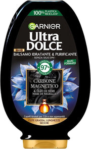 GARNIER BALSAMO ULTRA DOLCE DA 250ML CARBONE MAGNETICO PURIFICANTE