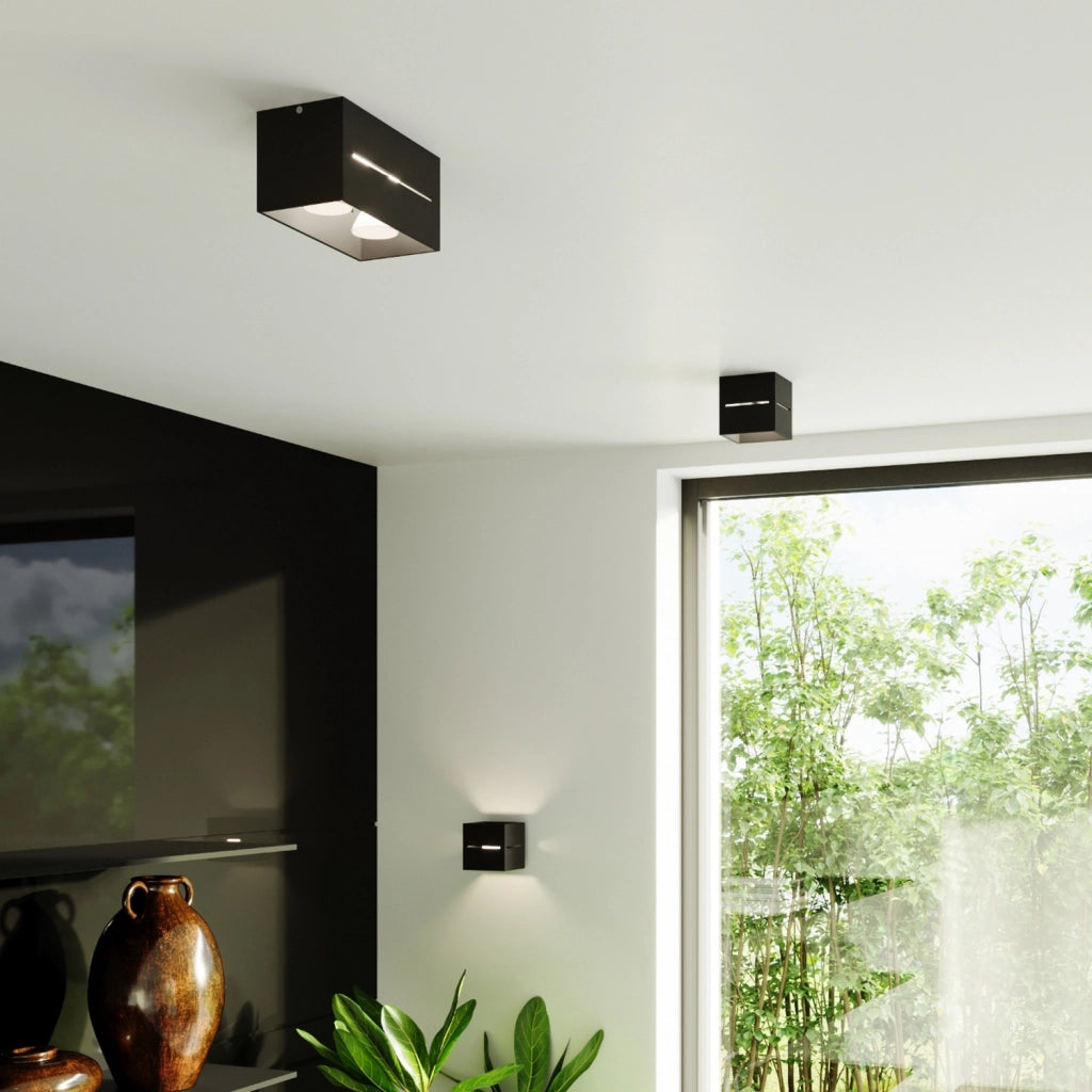 Lampada da soffitto LOBO 2 nero