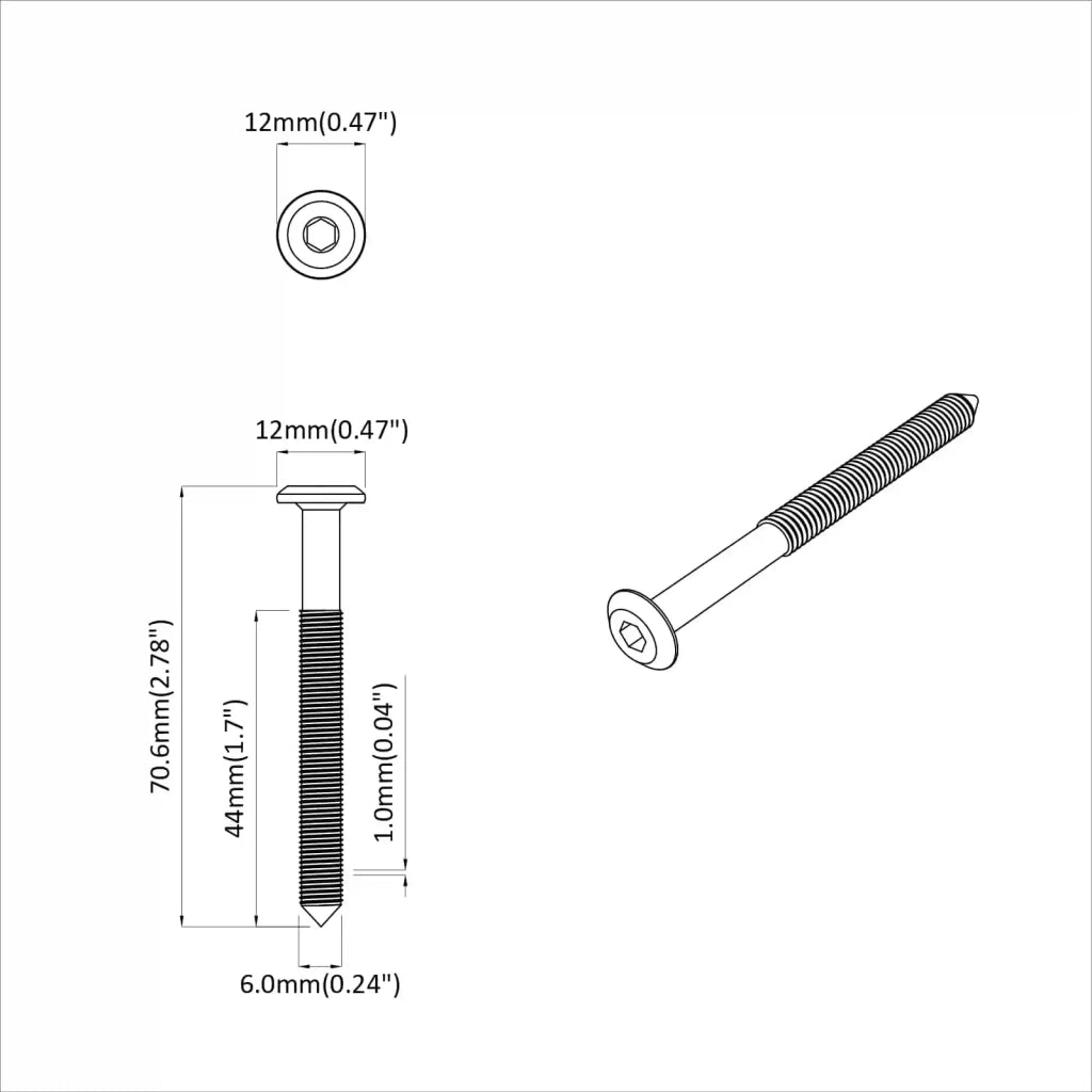 Viti per mobili 1400 pz Argento Acciaio CFW6031139