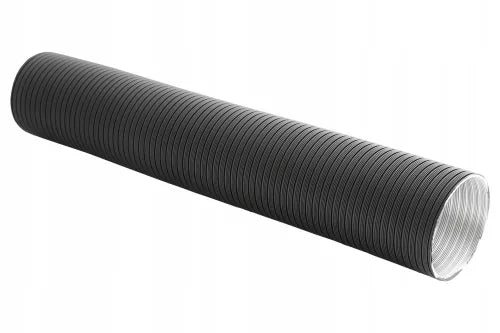 TUBO ALLUMINIO FLEX ALLUNGABILE A 3MT- Diam. 100 Nero- DK- pezzi 1