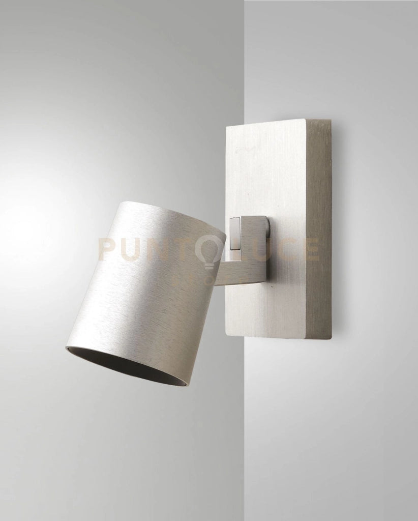 MODO SPOT  ALLUMINIO SPAZZOLATO 1 LUCE ALLUMINIO SPAZZOLATO ORIENTABILE  ATTACCO GU10 IP20