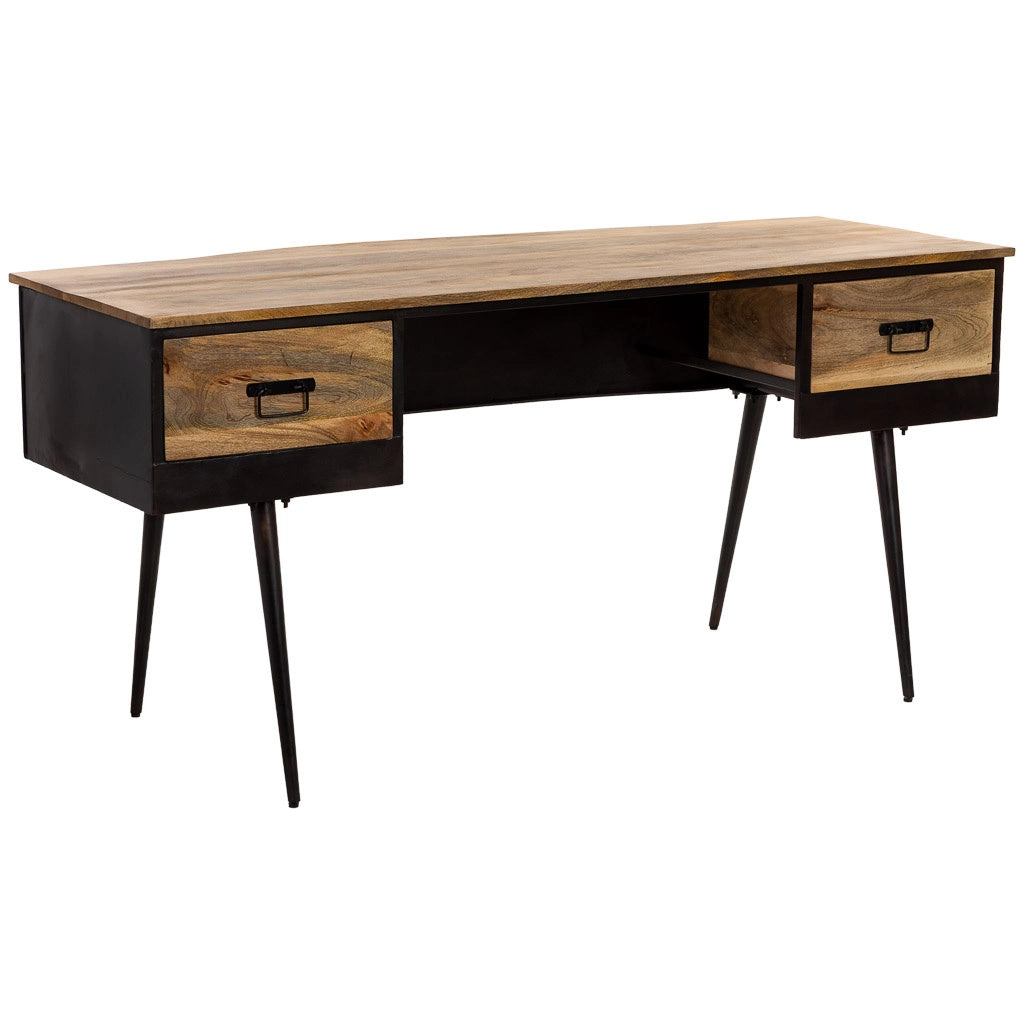 Scrivania a 2 cassetti 160x60x78h cm