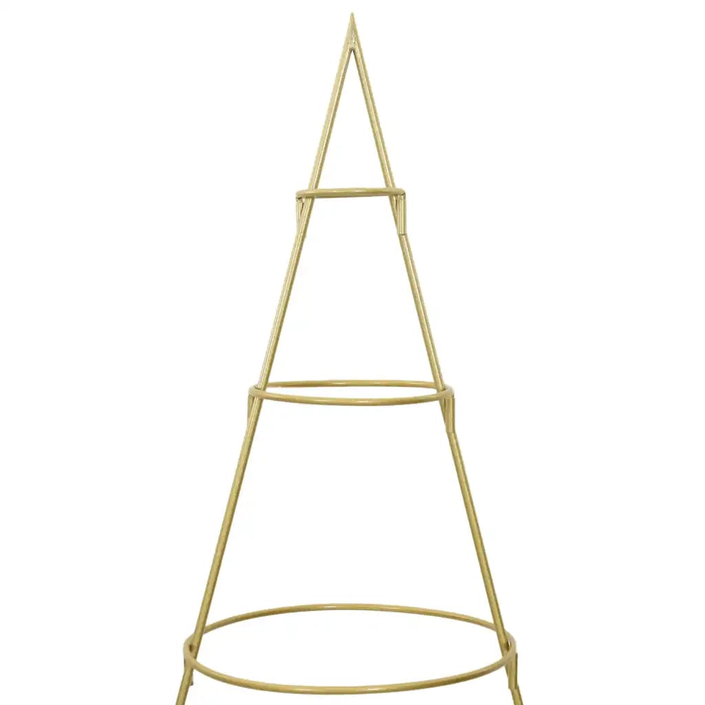 Albero di Natale in metallo con supporto Oro 180 cm 42019155