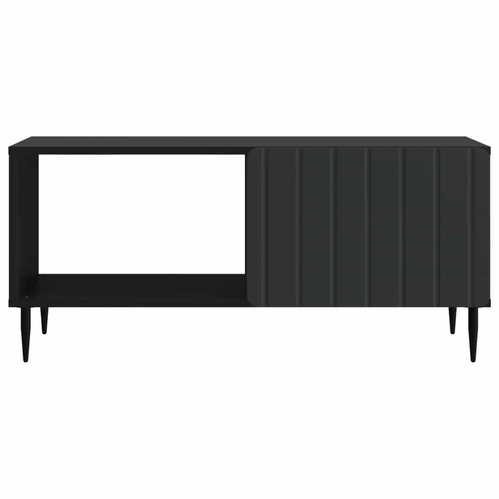 Tavolino da salotto | Tavolino da caff¨¨ | Tavolino da Soggiorno Nero 90 x 50 x 40 cm Legno ingegnerizzato