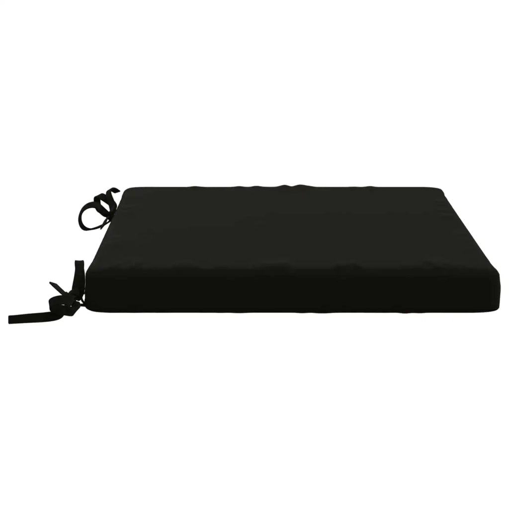 Cuscini per Sedia in 4 Pezzi SOEST 4 pz 100% Poliestere Nero 944542