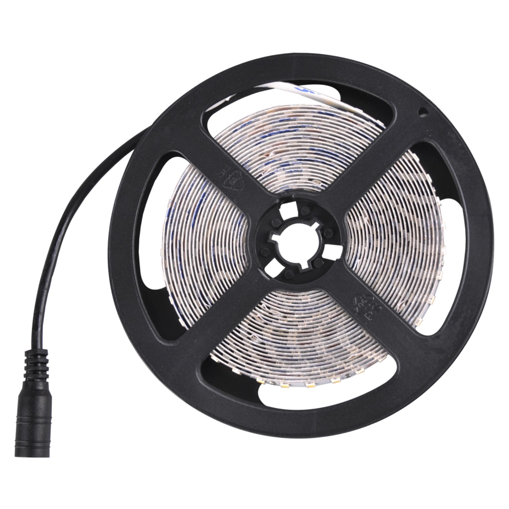 Kit striscia LED 24V 5m IP20 6500K alimentatore e interruttore