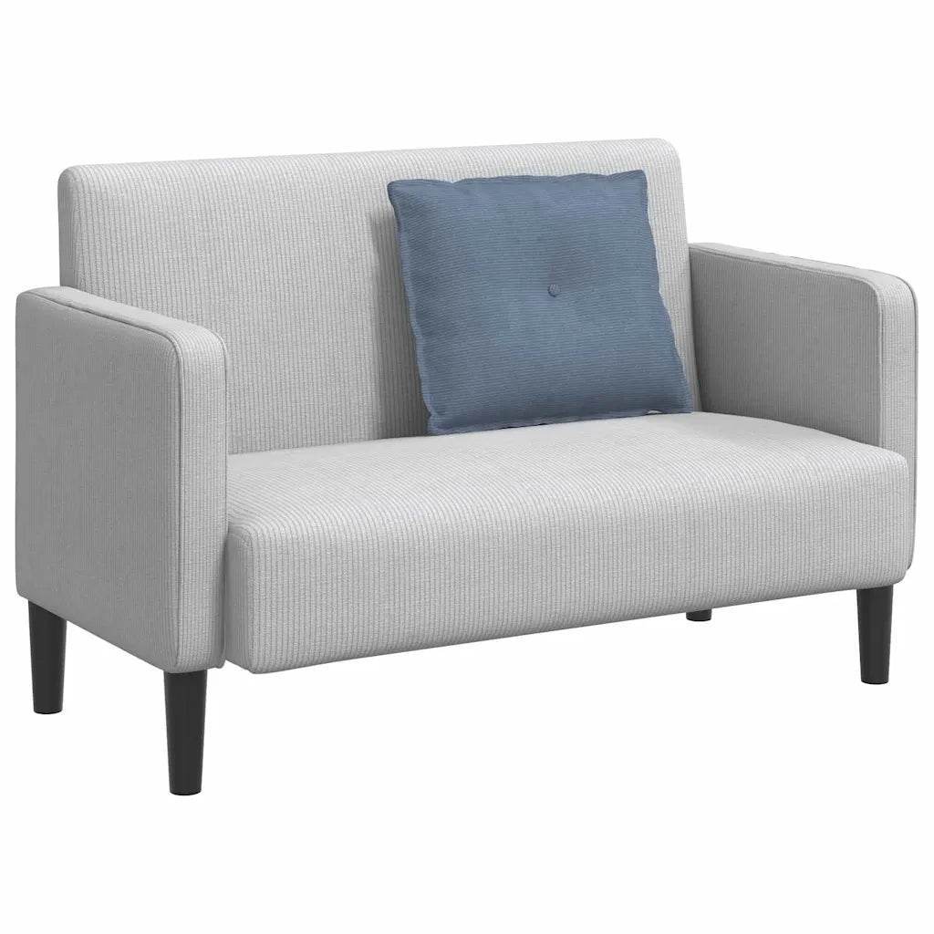 Cuscino per Schiena | Cuscino dorsale Blu 60 x 50 cm Tessuto in Cords