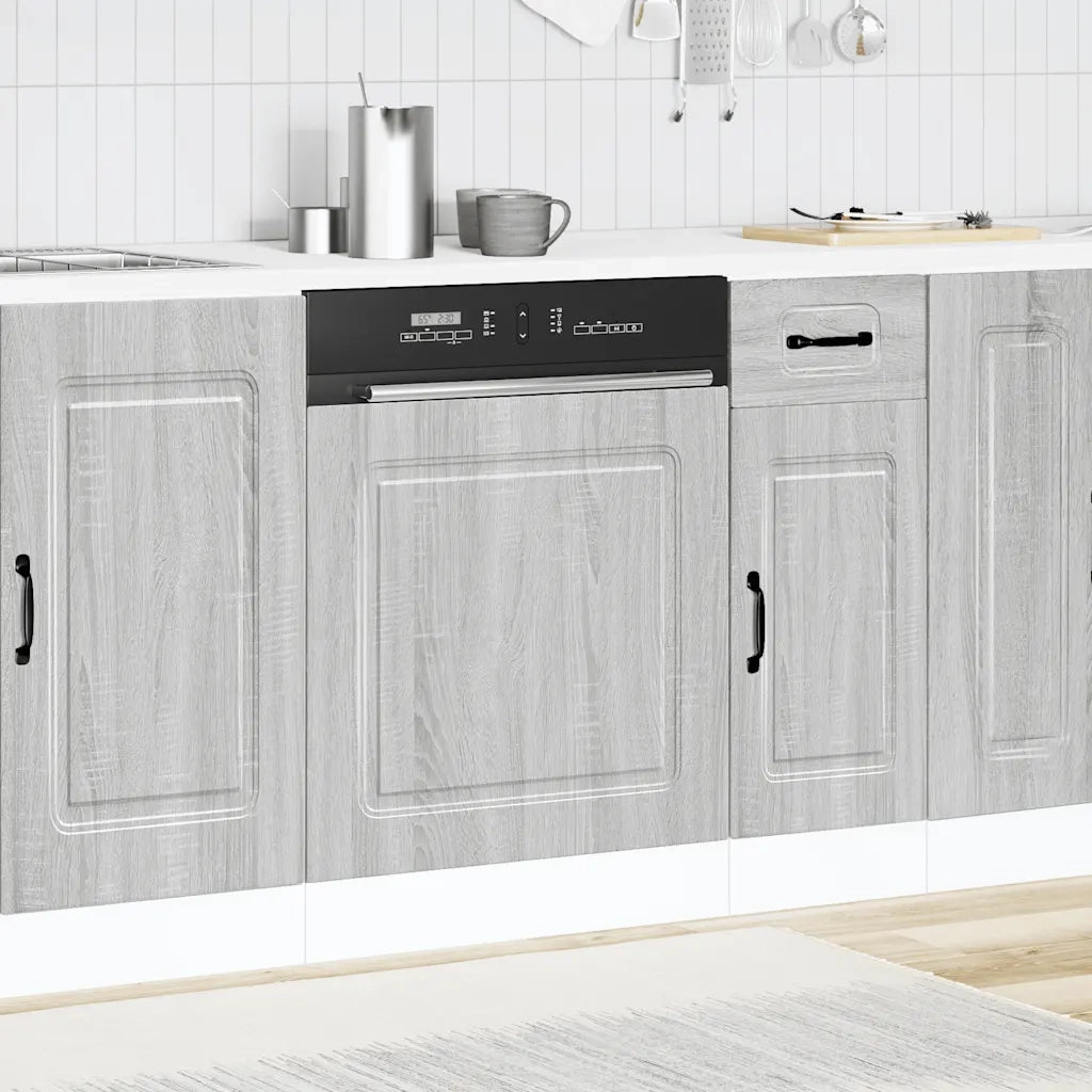 Pannello Lavastoviglie Kalmar Grigio Sonoma 60x1,5x57 cm