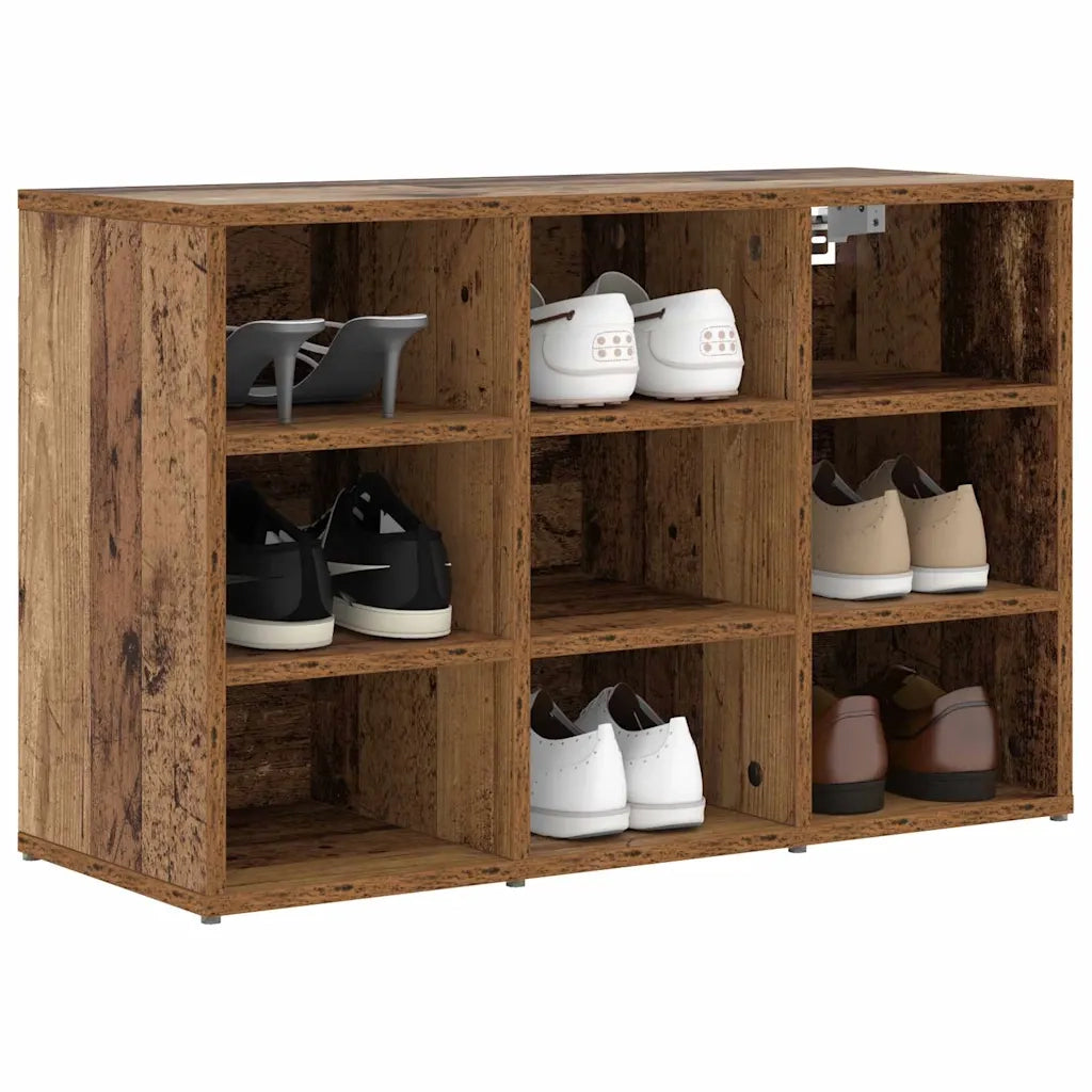 Mobile per scarpe-Scarpiera Legno vecchio 77,5 x 30 x 51 cm