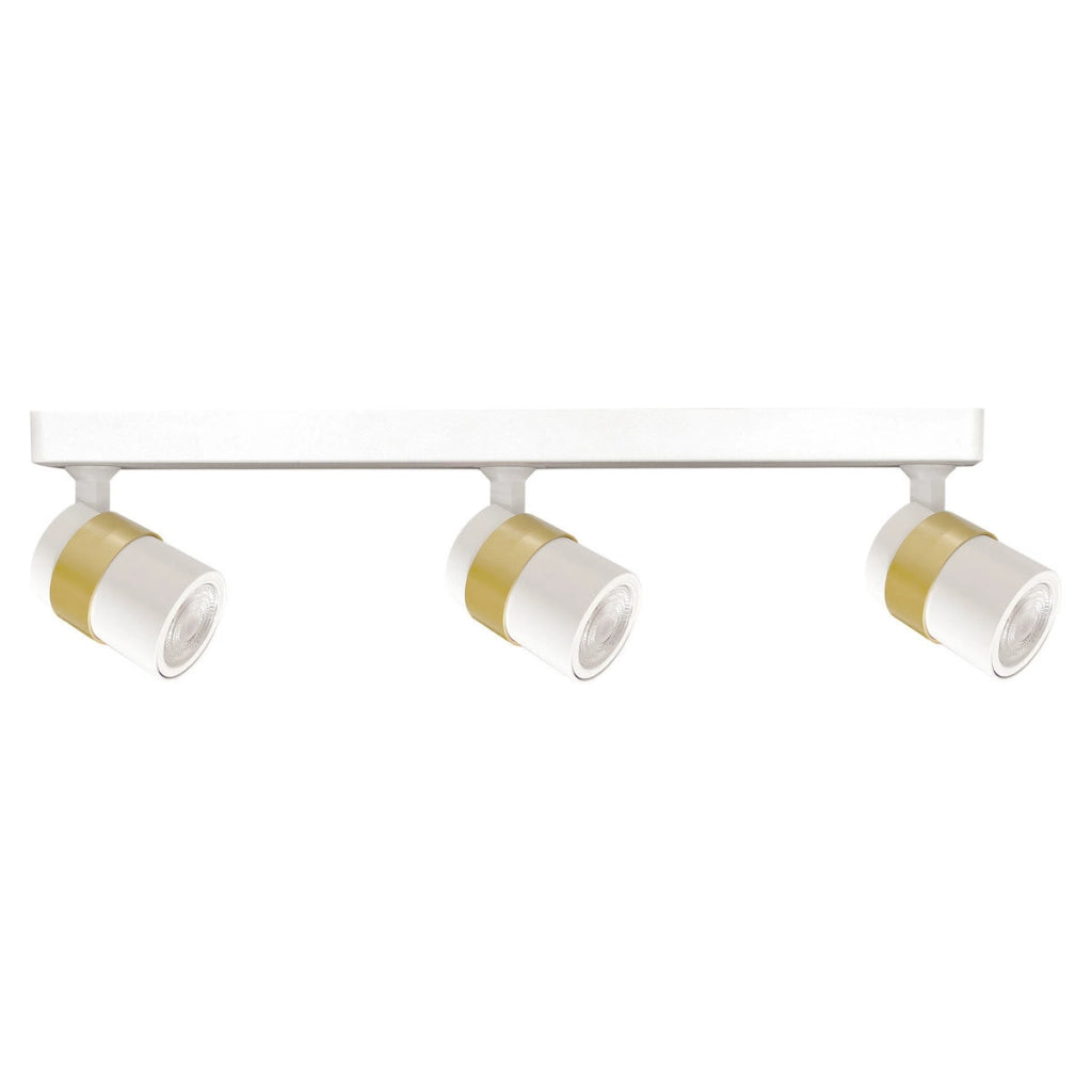 Faretto a barra Anillo 3xGU10 bianco/oro Light Prestige