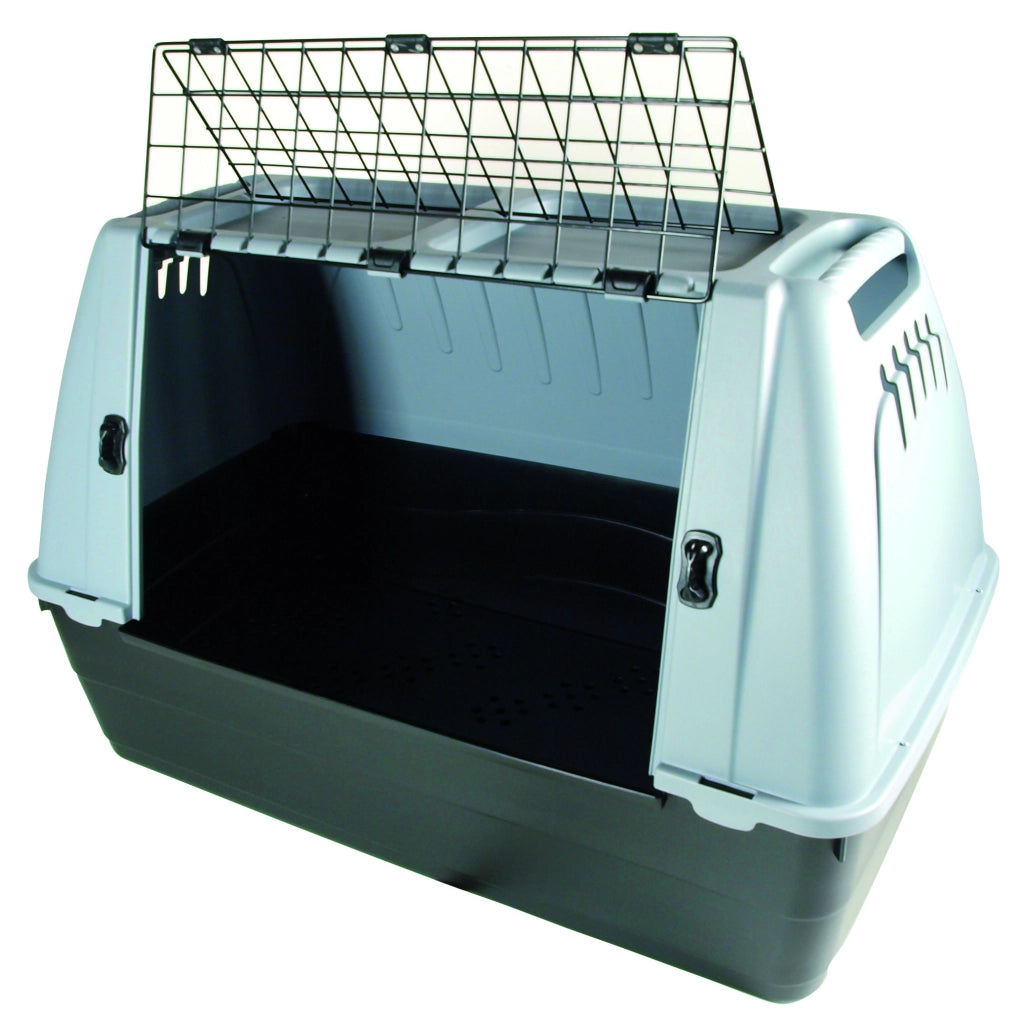 TRASPORTINO PER CANI  BRACCO 80 cm. 77x43x51 h col. Grigio