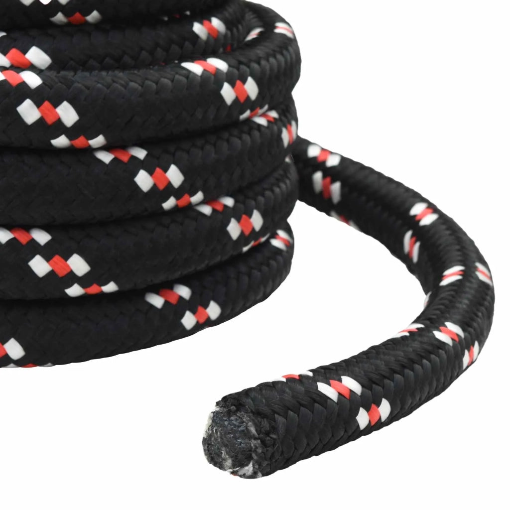 Corda da Barca 6 mm 5 m Nero e Rosso 42029567