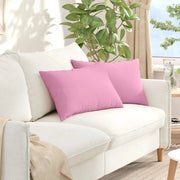 Cuscini da Divano 2 pcs Rosa 60 x 40 cm Tessuto 42013668